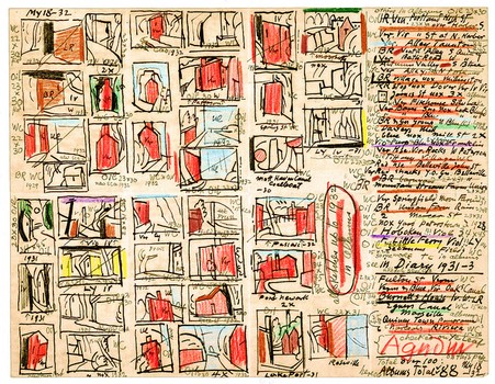 A fastidious list by Oscar Bluemner from 1932 chronicles the artist's works of art